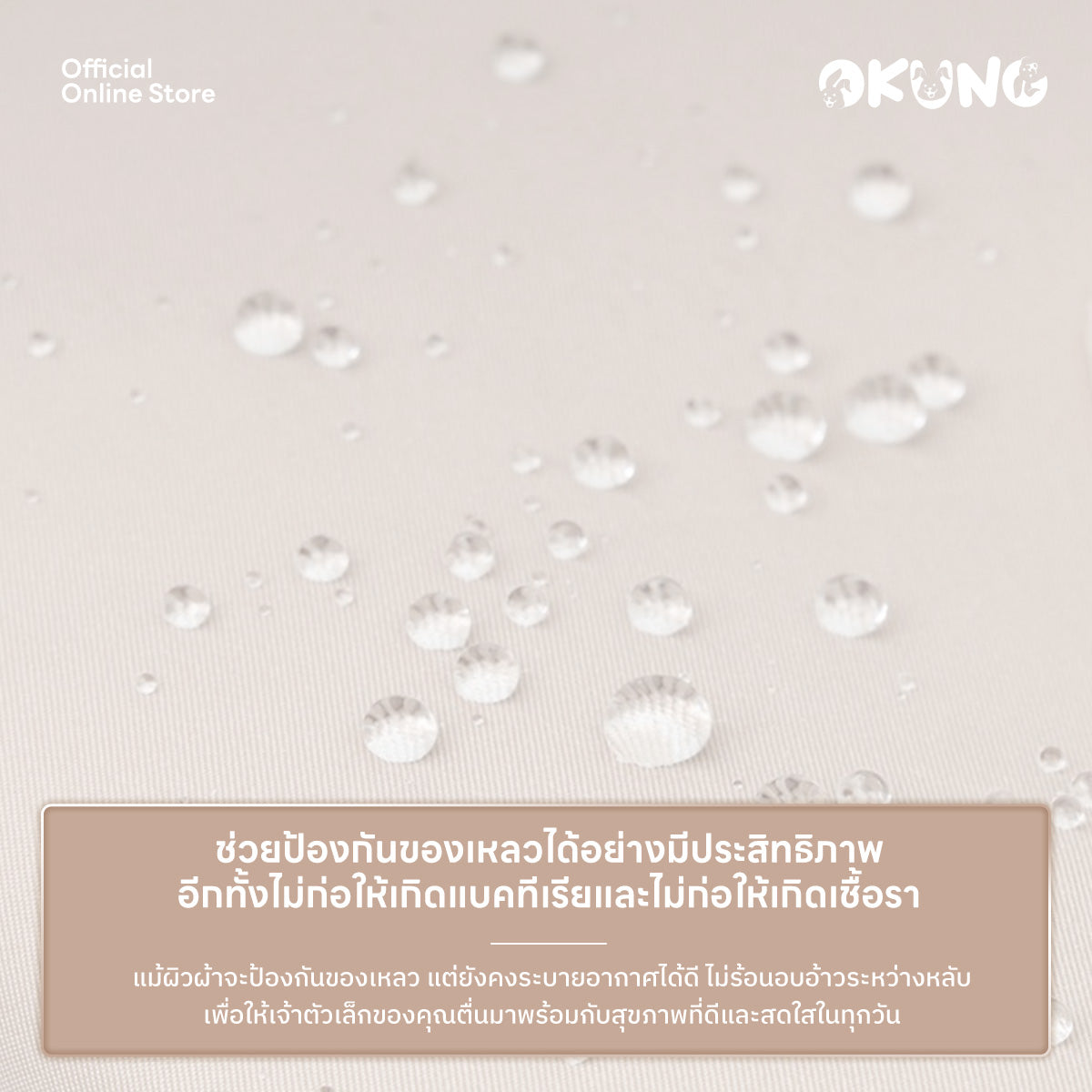 Pure Barrier Kumo Baby Pillow | หมอนหนุน รุ่นเพียวแบร์ริเออร์คูโมะ ขนาดเบบี้