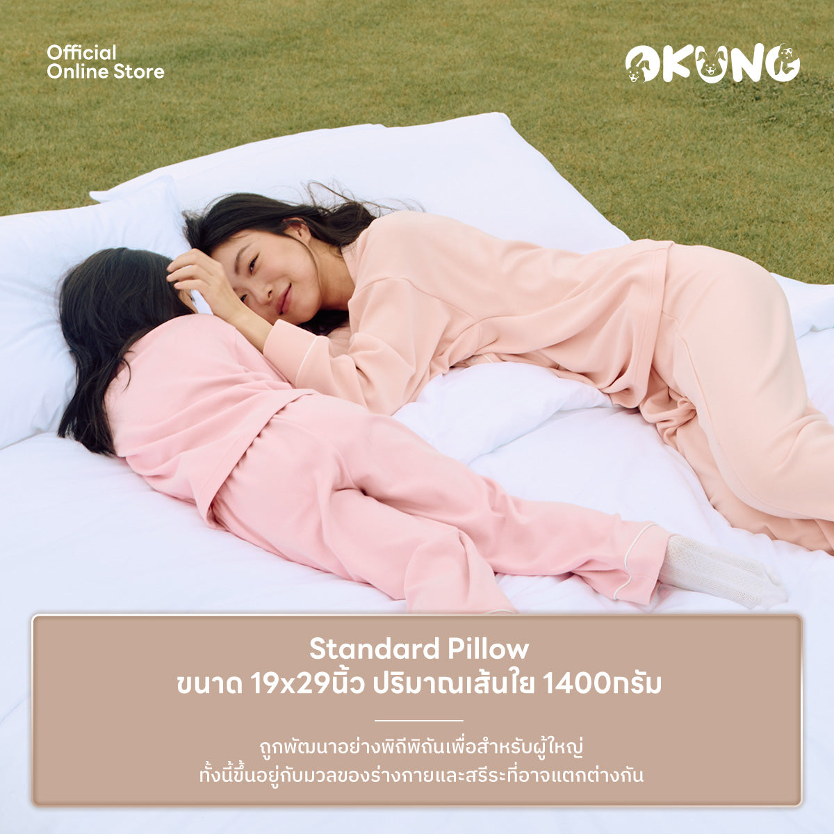 Pure Barrier Kumo Standard Pillow | หมอนหนุน รุ่นเพียวแบร์ริเออร์คูโมะ ขนาดสแตนดาร์ด